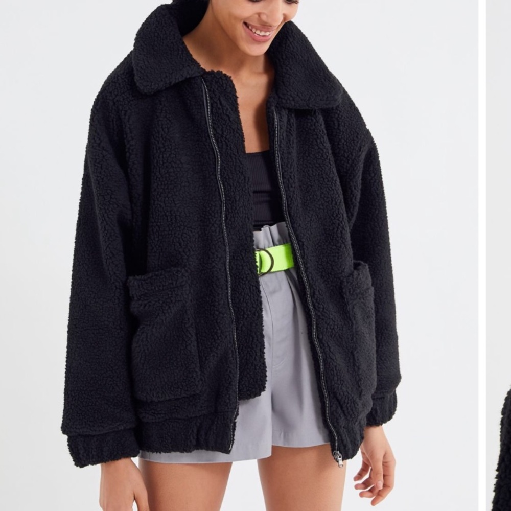 I.AM.GIA  Black Teddie Jacket